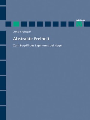 cover image of Abstrakte Freiheit